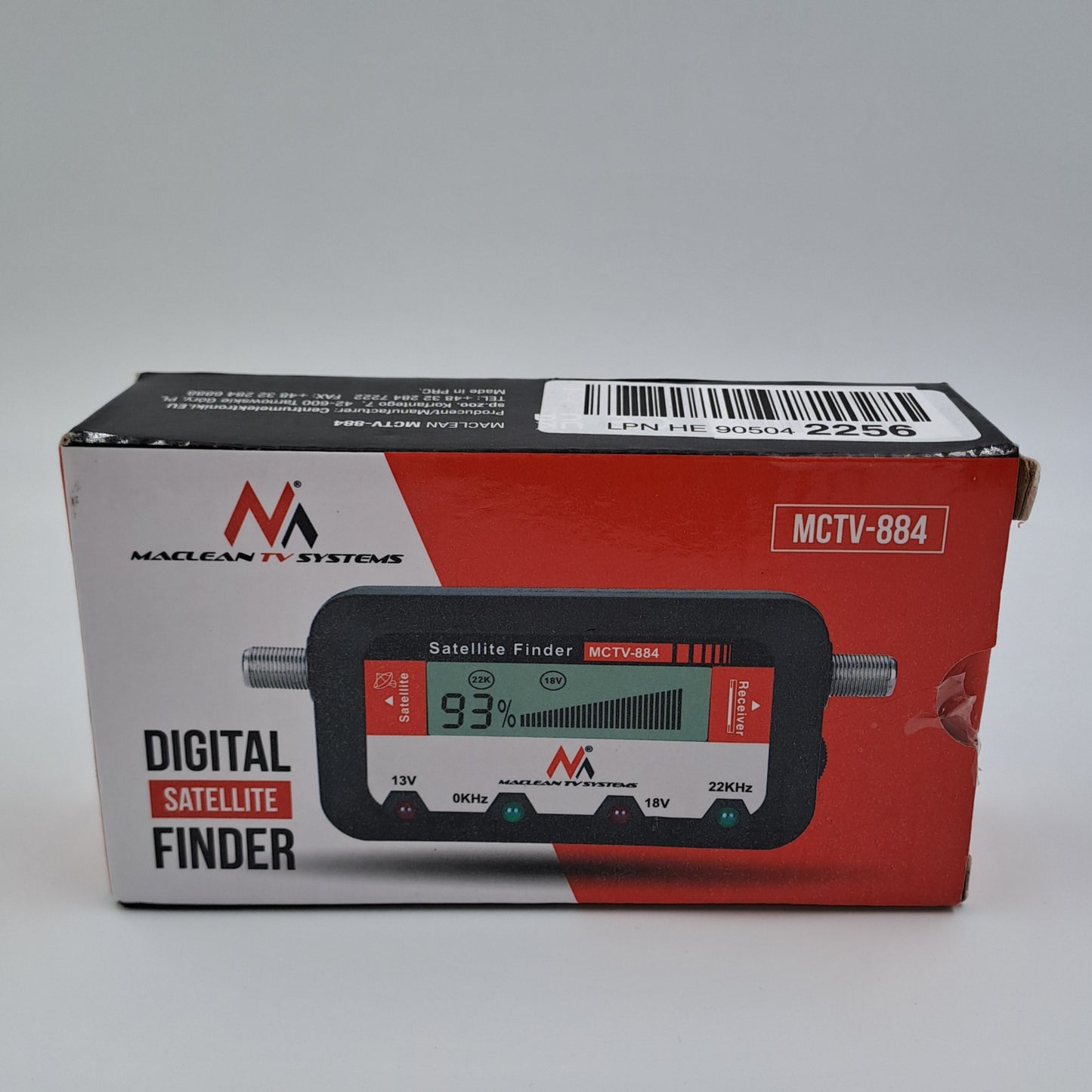 MACLEAN TV SYSTEMS – Digital Satellite Finder MCTV-884