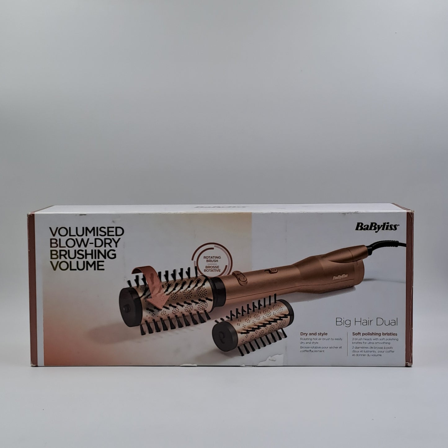 BaByliss Big Hair Dual Spazzola Asciugacapelli Rotante