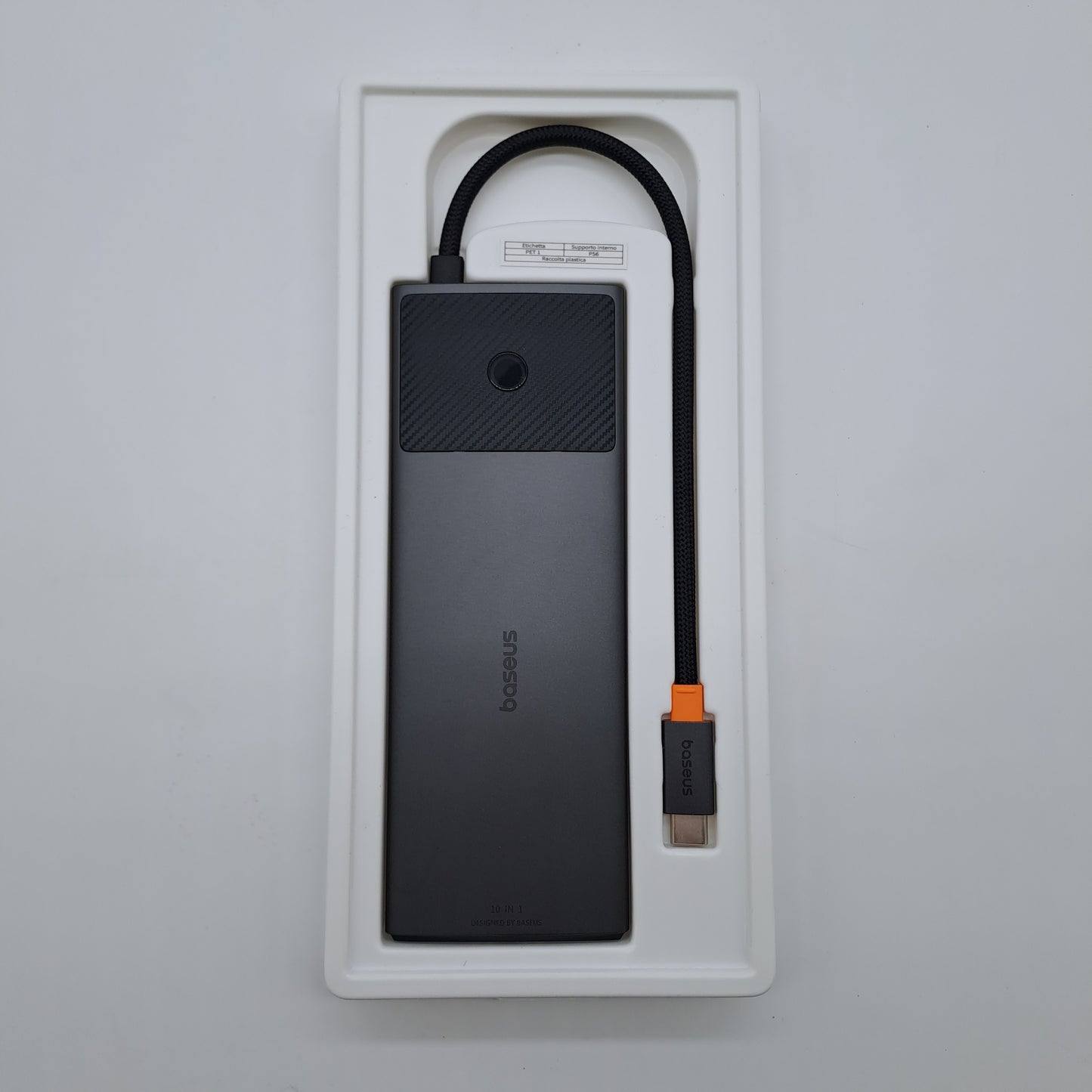 Baseus Docking Station de Monitor Dual, 10 Gbps 10 en 1