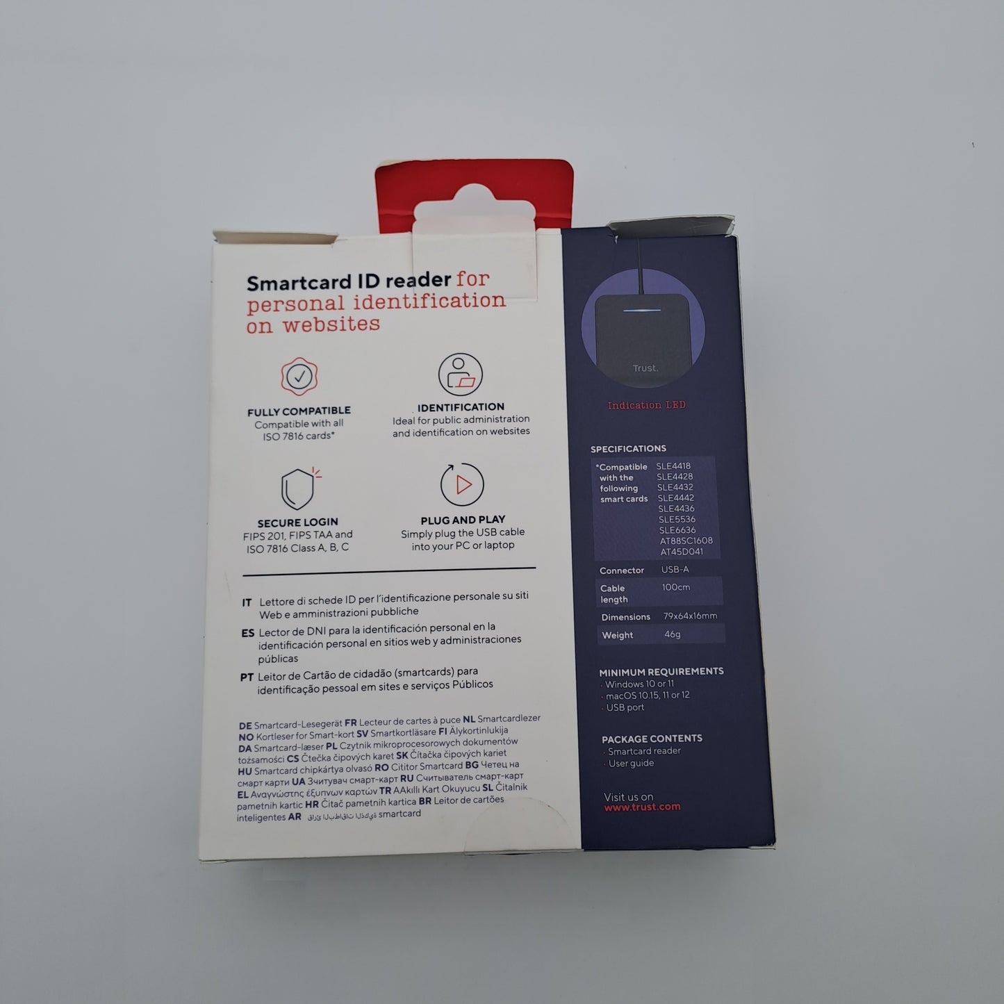 Trust Primo Lector de Smart Card / DNI