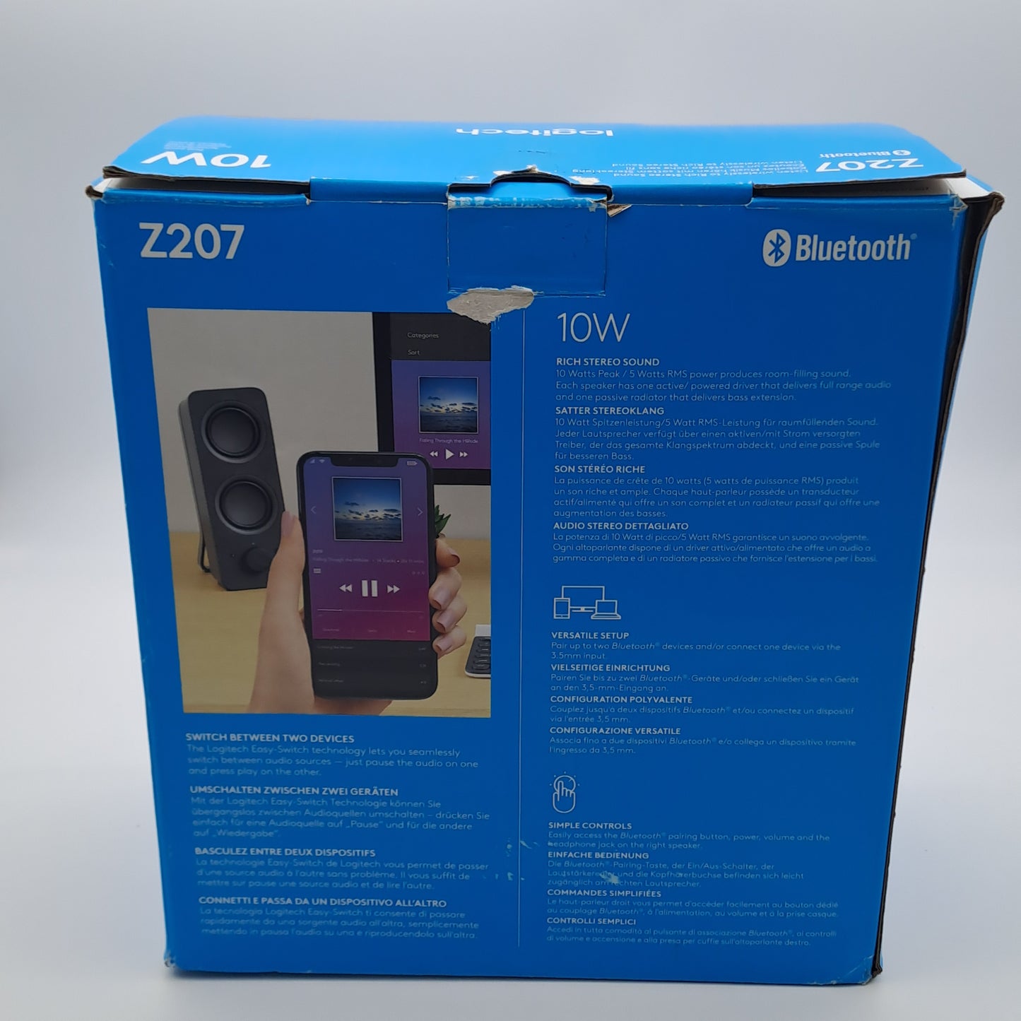 Logitech Z207 Casse PC Bluetooth 10W