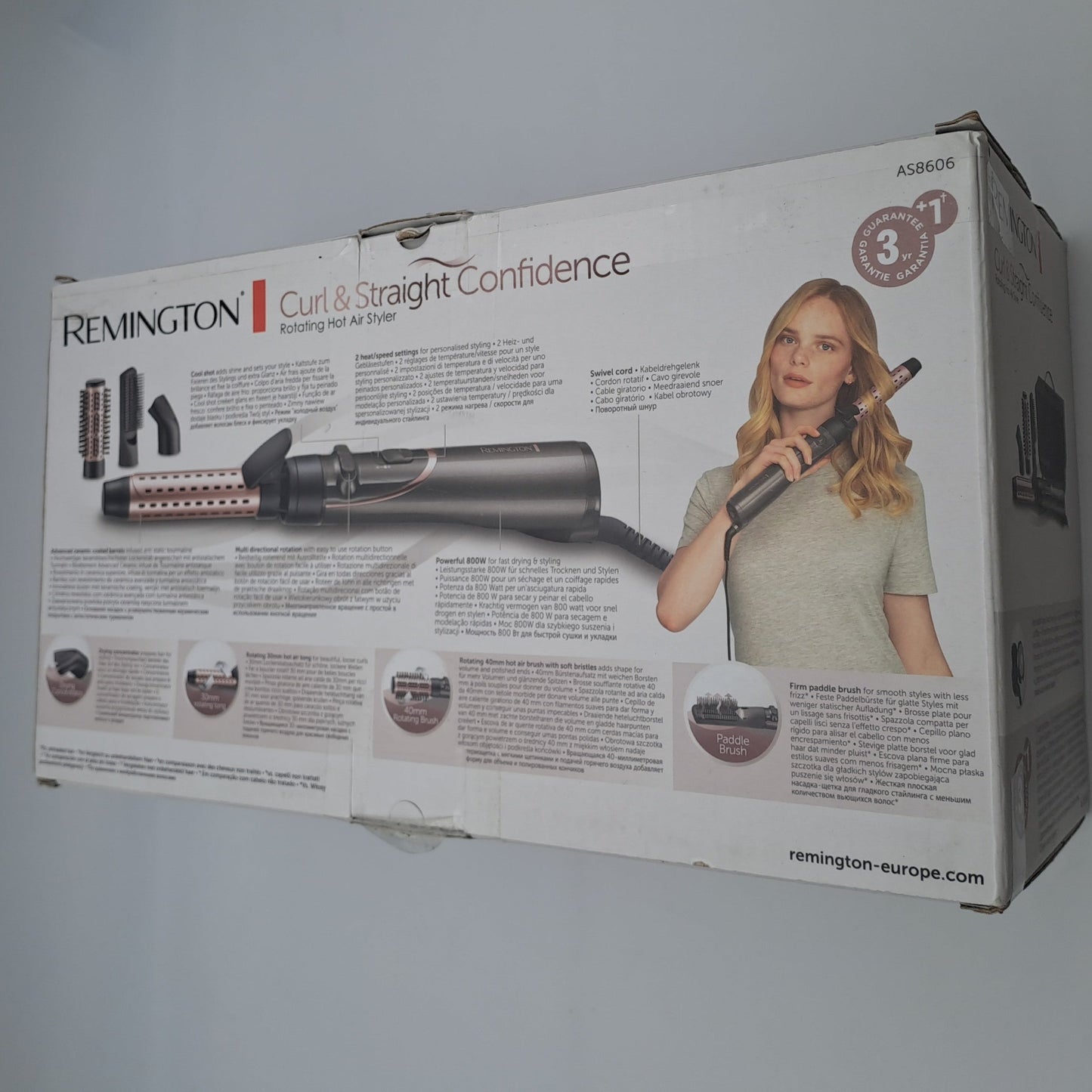 Remington Curl & Straight Confidence - Spazzola Rotante