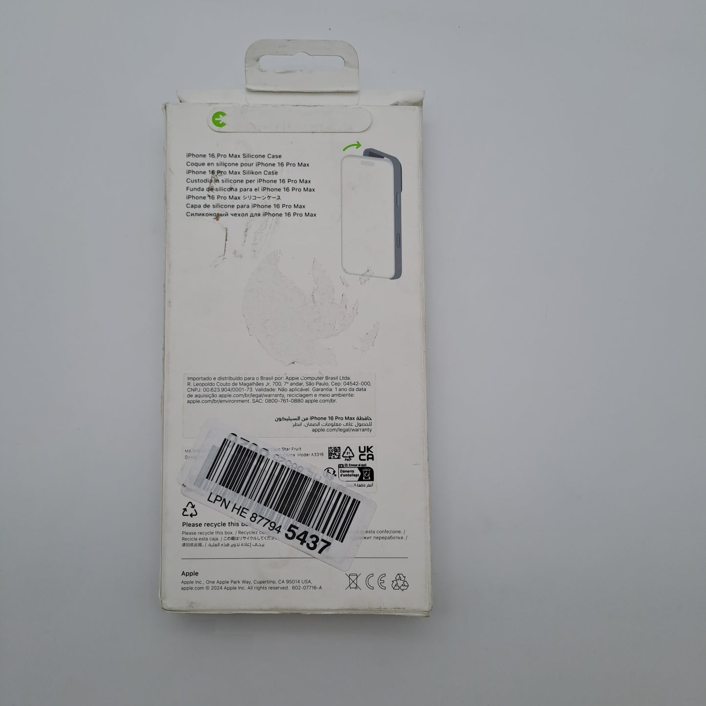 Cover Apple in Silicone MagSafe per iPhone 16 Pro Max