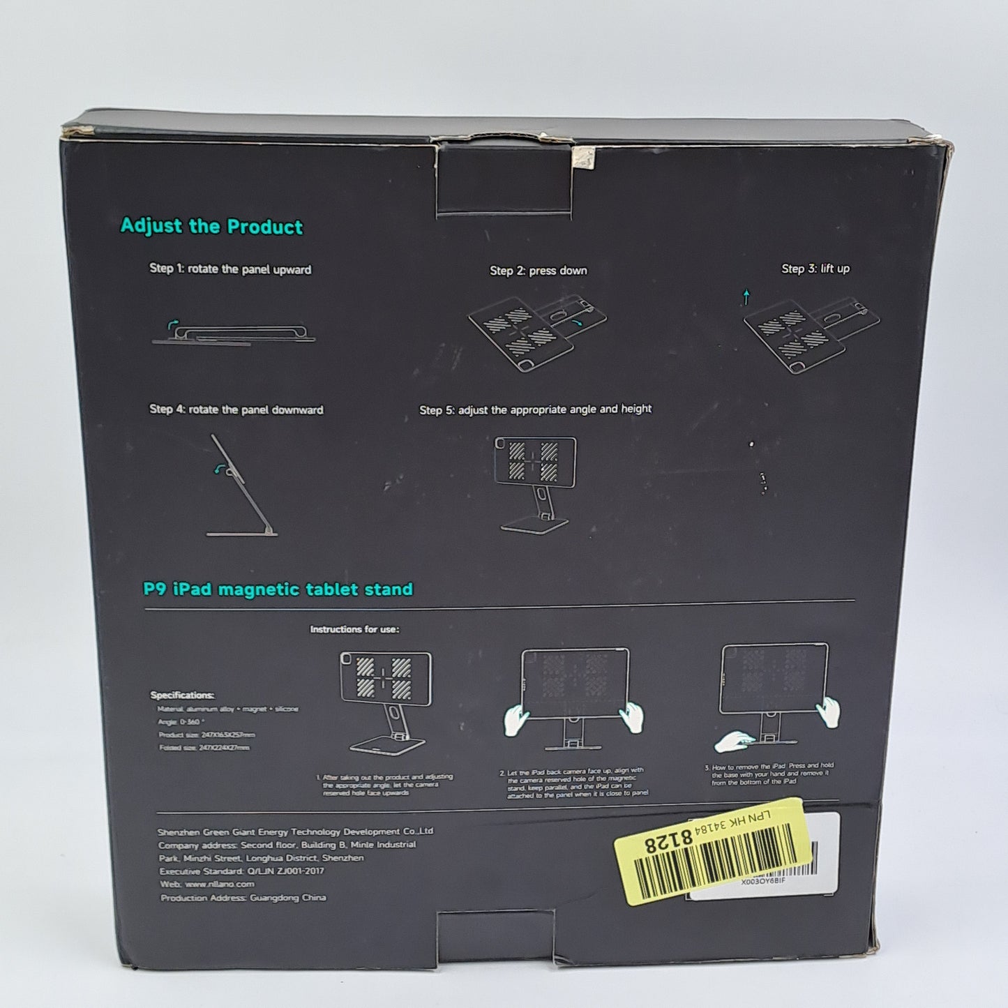 Llano iPad Magnetic Tablet Stand