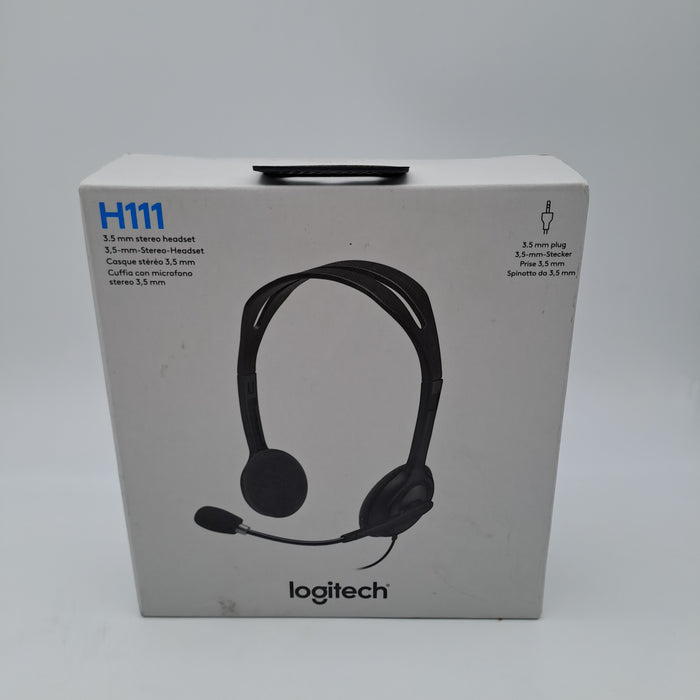 Logitech H111 – Auriculares estéreo con micrófono