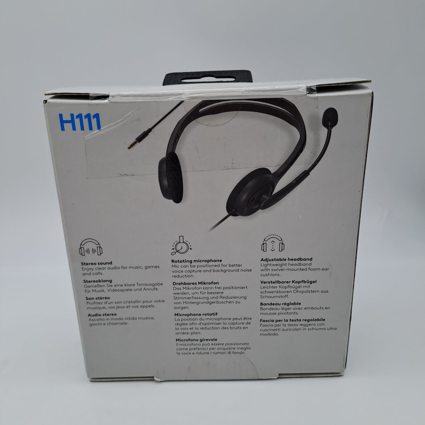 Logitech H111 – Cuffia Stereo con Microfono