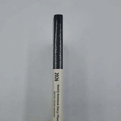 Agenda planner Moleskine 2026 carnet hebdomadaire journal couverture souple noire scellée