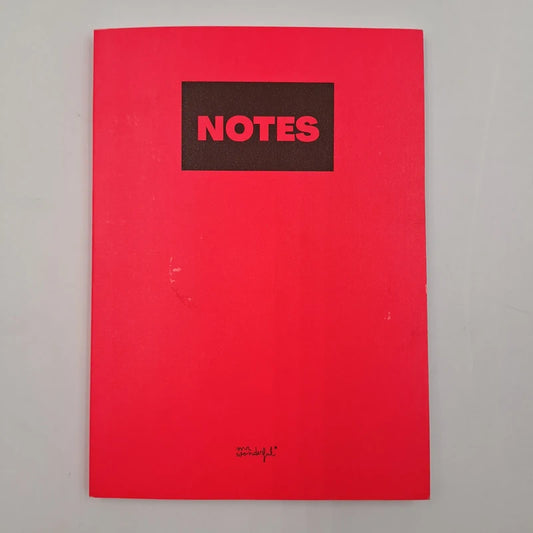 Agenda Basic 2026 Mr. Wonderful avec carnet de notes assorti planner journal couverture rigide