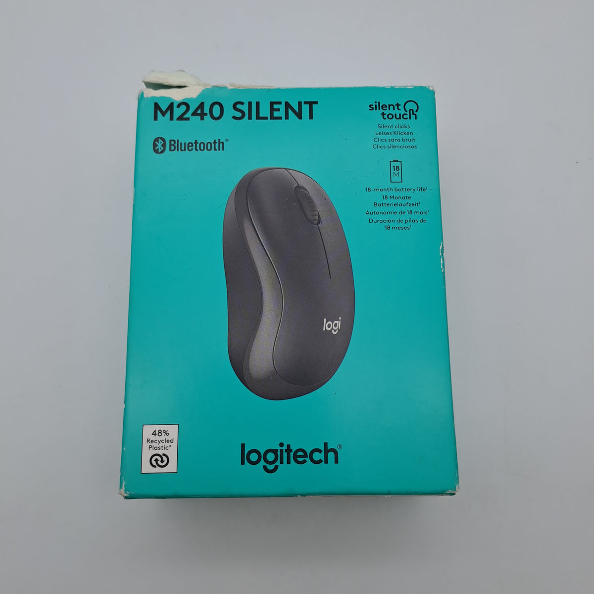 Logitech M240 Silent – Mouse Wireless Bluetooth