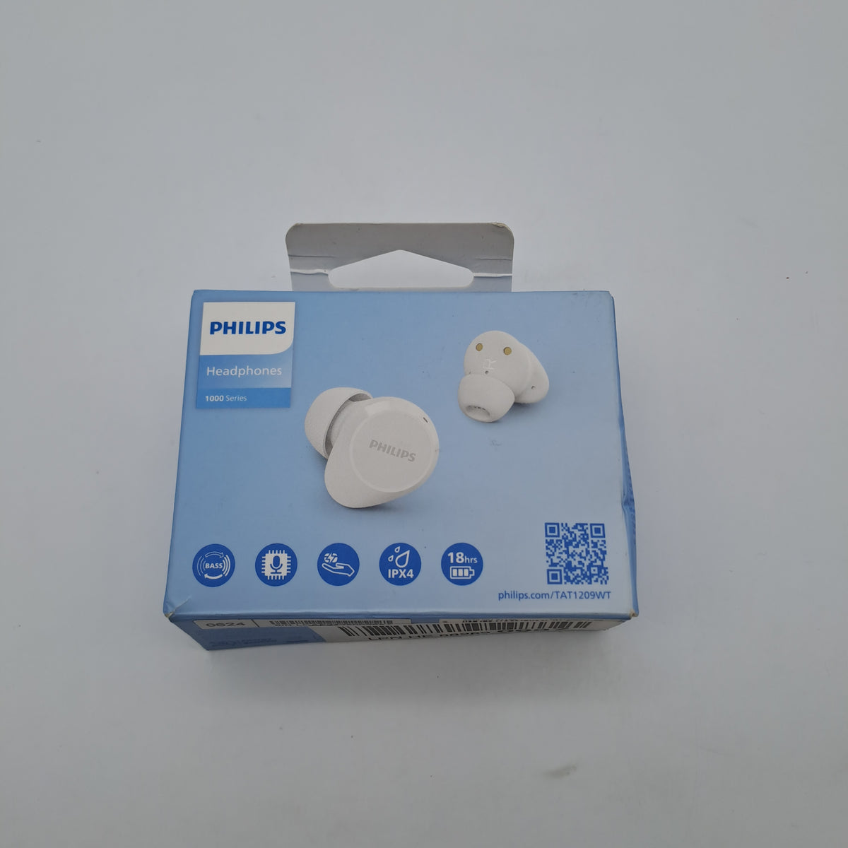 Philips TAT1209WT – Auricolari Bluetooth True Wireless Bianchi