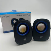 Ewent EW3501 – Sistema Audio 2.0 con Casse Desktop USB e Jack 3,5 mm