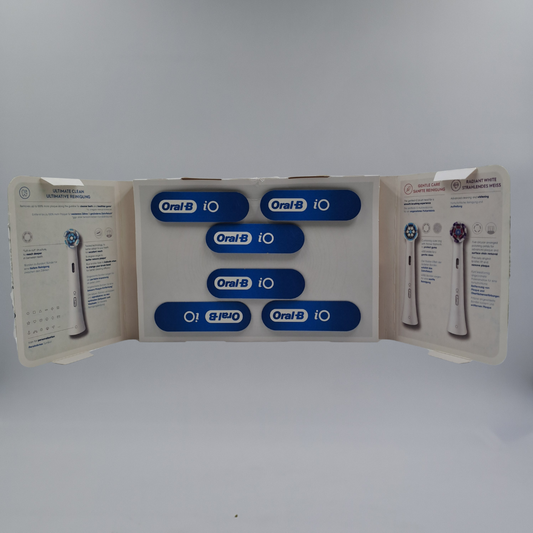 Oral-B iO Radiant White – Confezione da 6 Testine Bianche