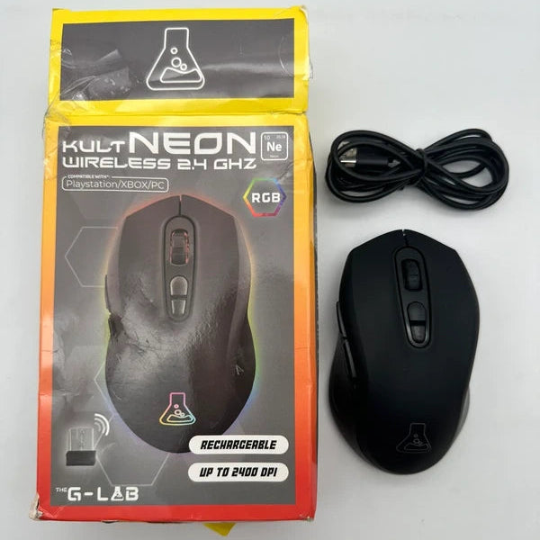 THE G-LAB Kult Neon – Mouse Gaming Wireless