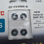 JVC EP-FX10MS-B – Set di 4 Gommini Auricolari in Silicone