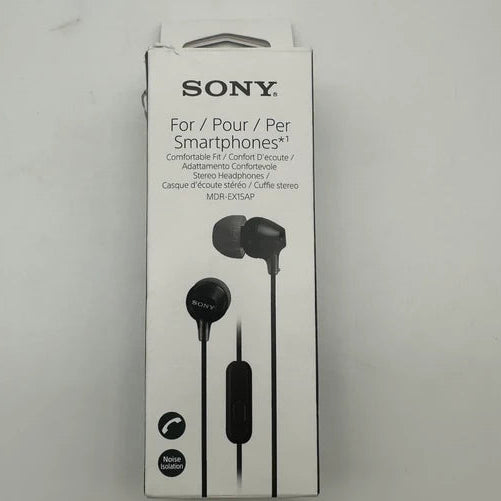 Sony MDR-EX15AP – Auricolari In-Ear con Microfono e Jack da 3,5 mm