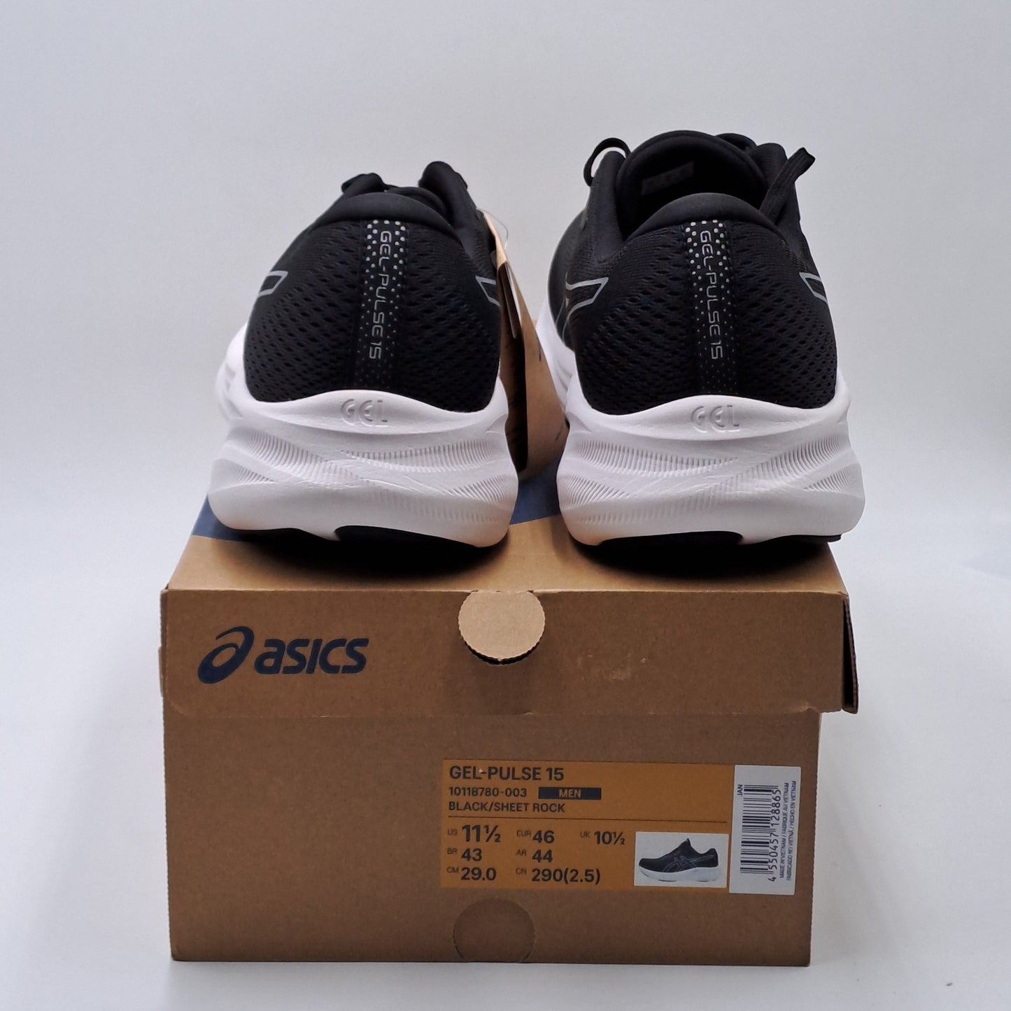 Asics Gel-Pulse 15 Uomo Black/Sheet Rock