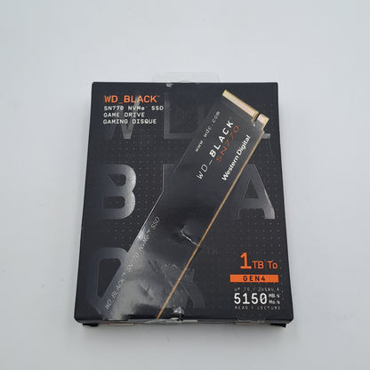 WD_BLACK SN770 NVMe SSD 1TB – Gen4, Lettura fino a 5150MB/s
