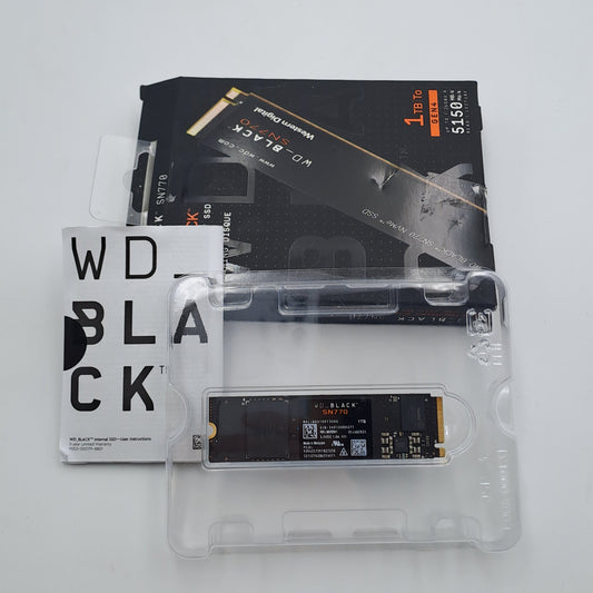 WD_BLACK SN770 NVMe SSD 1TB – Gen4, Lettura fino a 5150MB/s