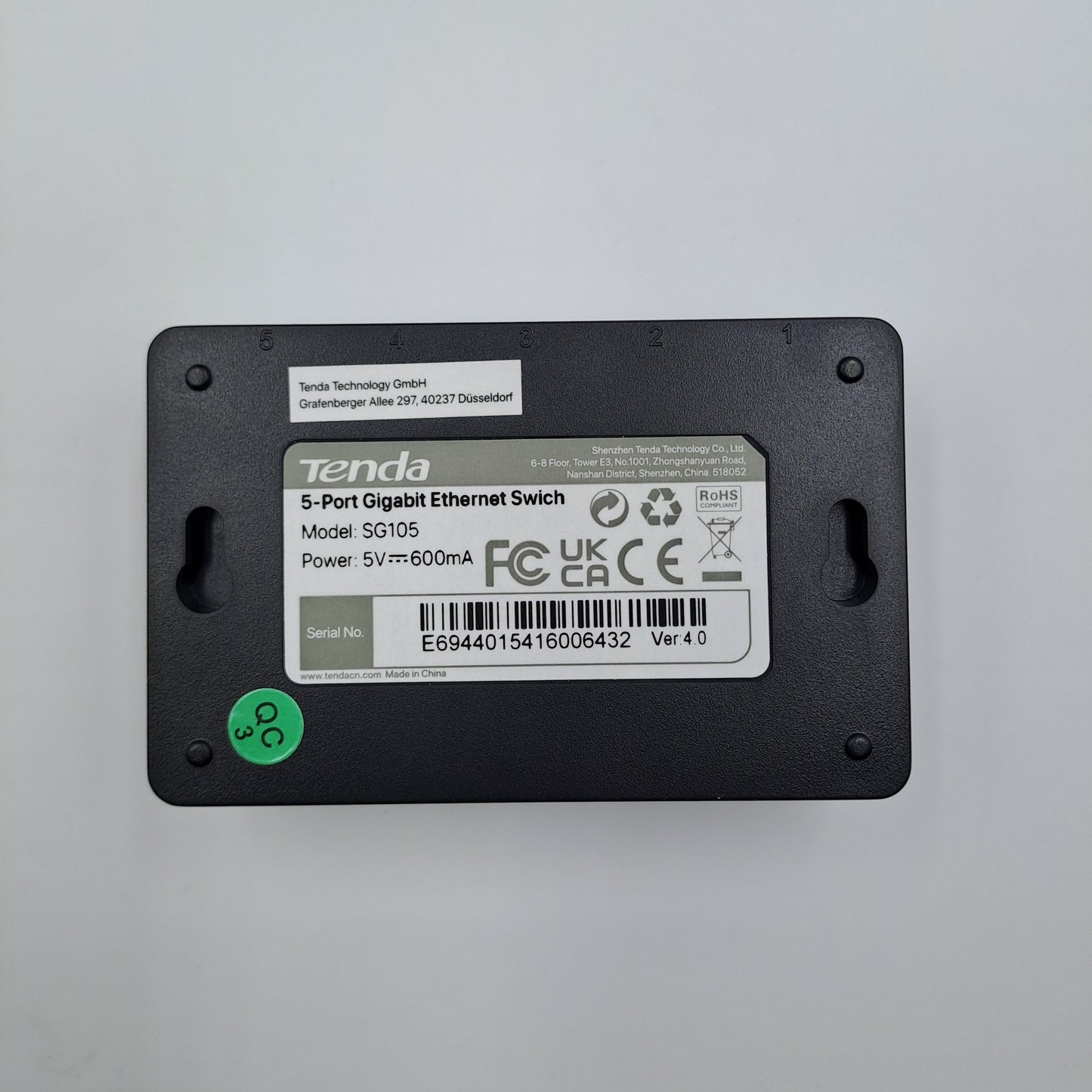 Tenda SG105 – Switch Gigabit 5 Porte