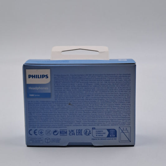 Cuffie In-Ear Philips Serie 100 TAT1209BK Wireless Bluetooth con Custodia di Ricarica