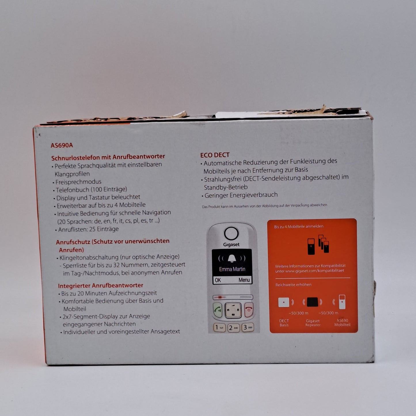 Gigaset AS690A Telefono Cordless