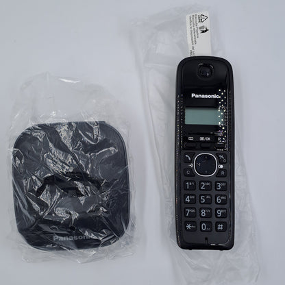 Panasonic KX-TG1611 Telefono Cordless Digitale DECT con Base e Accessori Inclusi