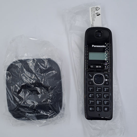 Panasonic KX-TG1611 Telefono Cordless Digitale DECT con Base e Accessori Inclusi