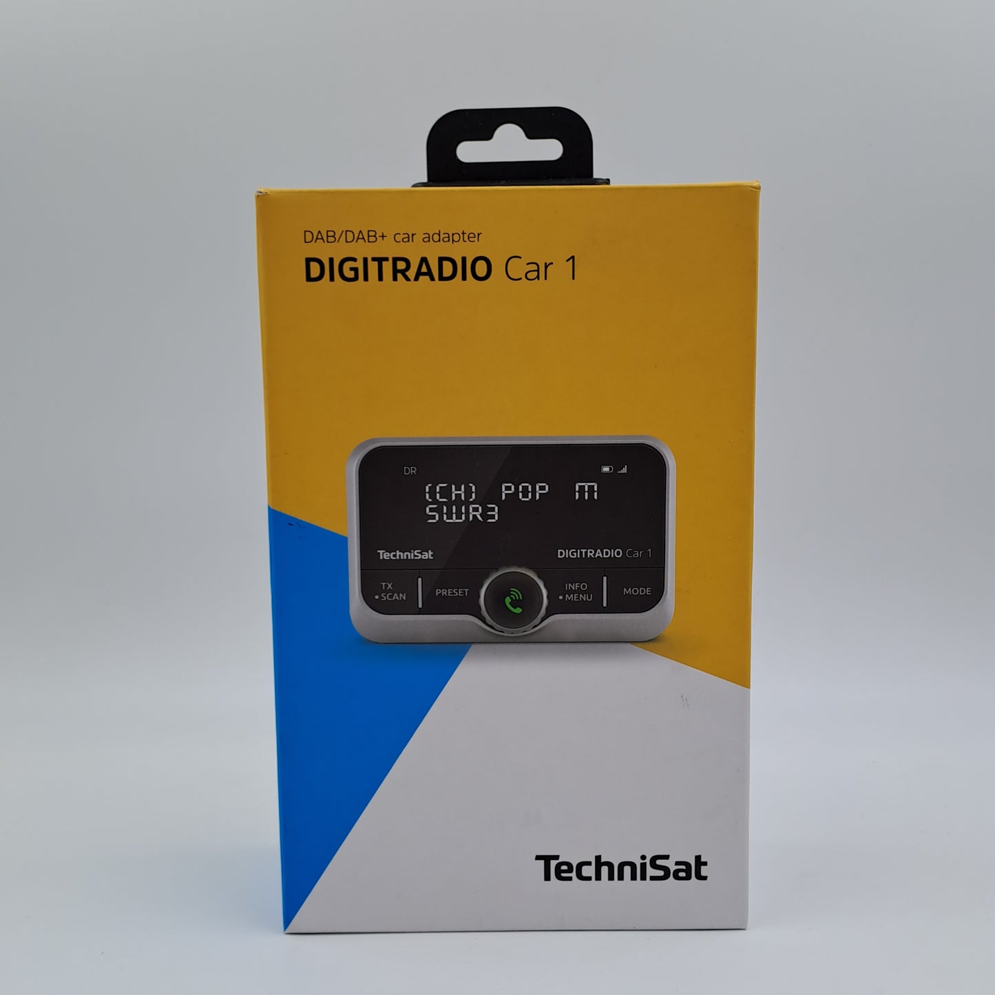 TechniSat DIGITRADIO Car 1 Adattatore DAB/DAB+ per Auto con Trasmettitore FM