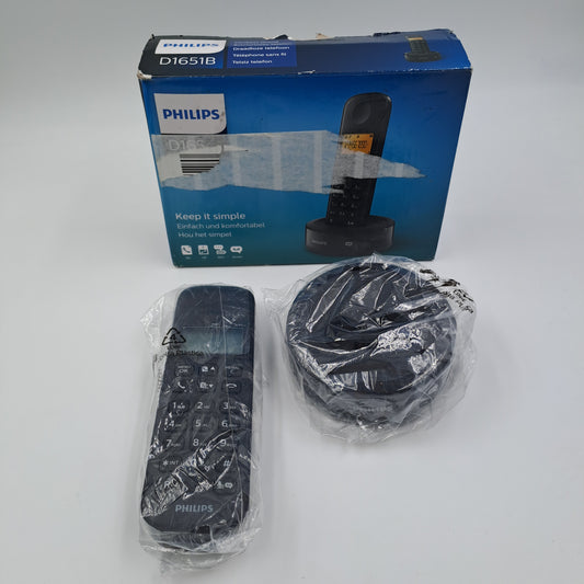Philips D1651B Telefono Cordless Digitale DECT