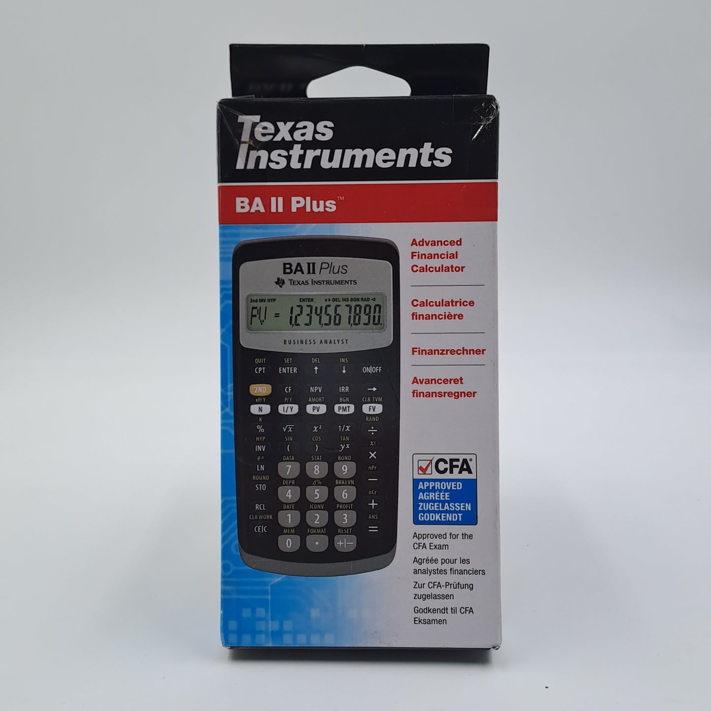 Calcolatrice Finanziaria Texas Instruments BA II Plus