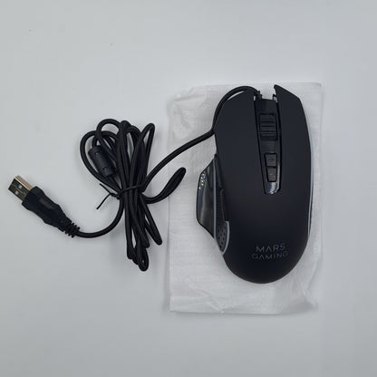 Ratón para juegos Mars Gaming MM018 RGB