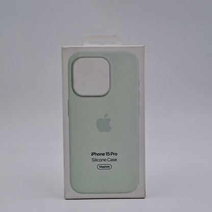 Cover in Silicone Apple per iPhone 15 Pro con MagSafe