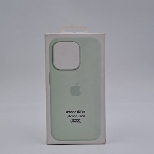 Cover in Silicone Apple per iPhone 15 Pro con MagSafe