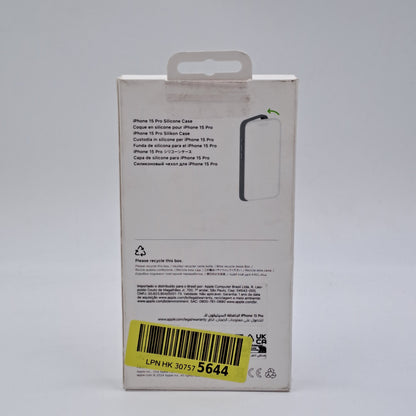 Cover in Silicone Apple per iPhone 15 Pro con MagSafe