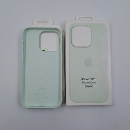 Cover in Silicone Apple per iPhone 15 Pro con MagSafe