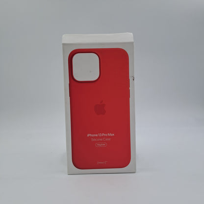 Apple Cover in Silicone Rossa con MagSafe per iPhone 13 Pro Max