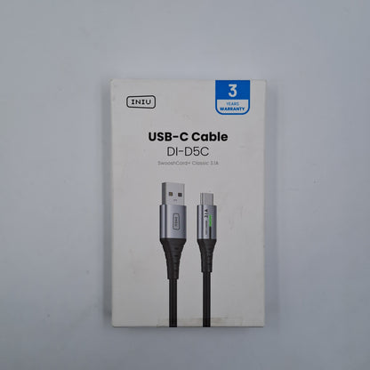 Cavo USB-C INIU DI-D5C – Ricarica Rapida 3.1A USB-C a USB-C