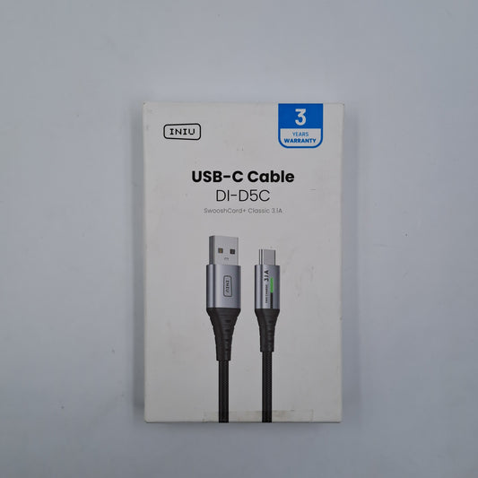 Cavo USB-C INIU DI-D5C – Ricarica Rapida 3.1A USB-C a USB-C