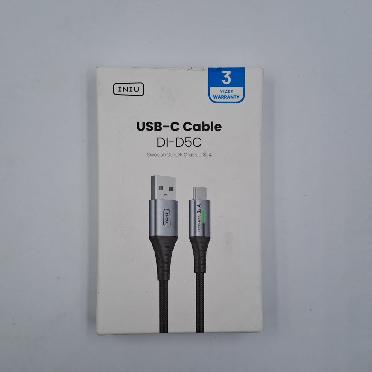 INIU DI-D5C USB-C Cable – 3.1A Fast Charging USB-C to USB-C