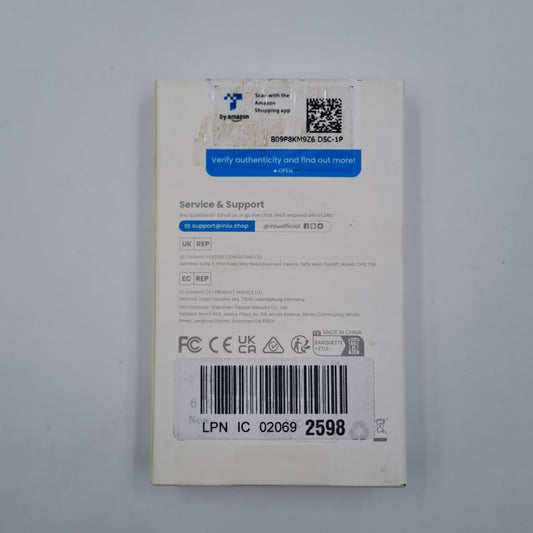 Cavo USB-C INIU DI-D5C – Ricarica Rapida 3.1A USB-C a USB-C