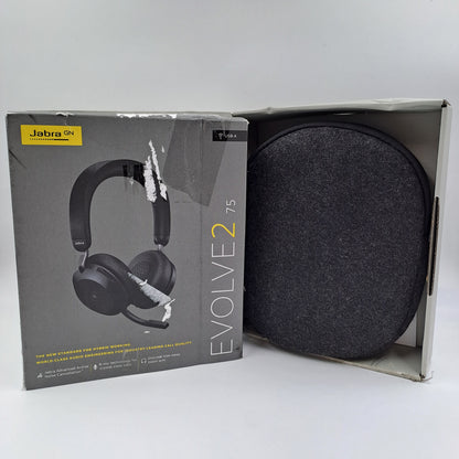 Jabra Evolve2 75 Professional Wireless Headphones with ANC and Microphone – USB-A
