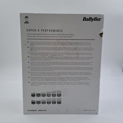 BaByliss Performance Style Super-X Metal Series – Cortapelos profesional