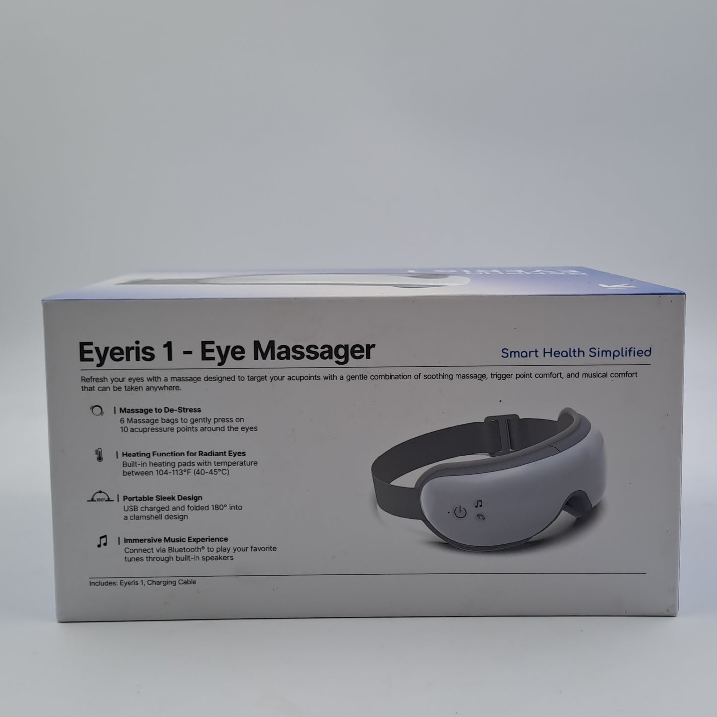 RENPHO Eyeris 1 – Eye Massager with Heat, Vibration, and Bluetooth