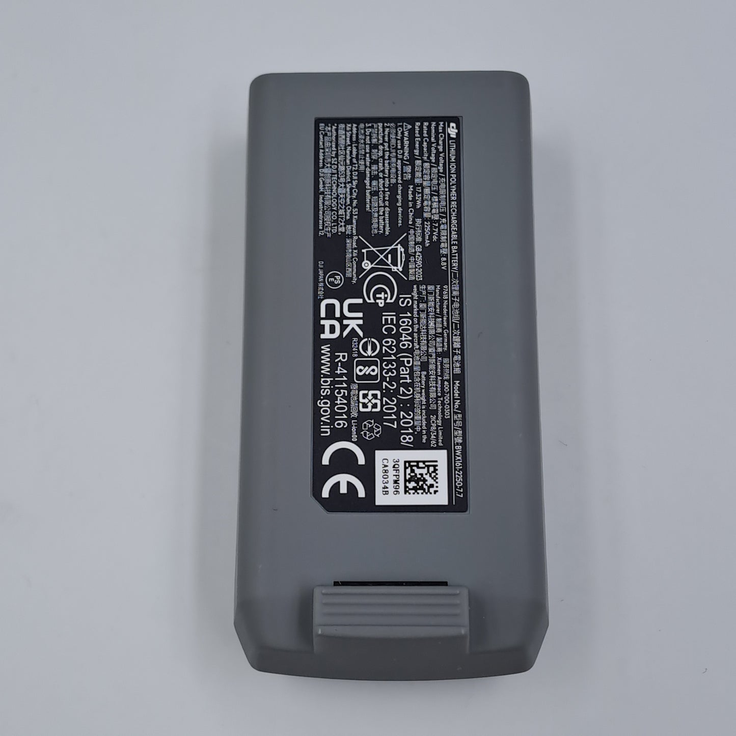 Batería de repuesto para DJI Mini 2: Batería de vuelo inteligente