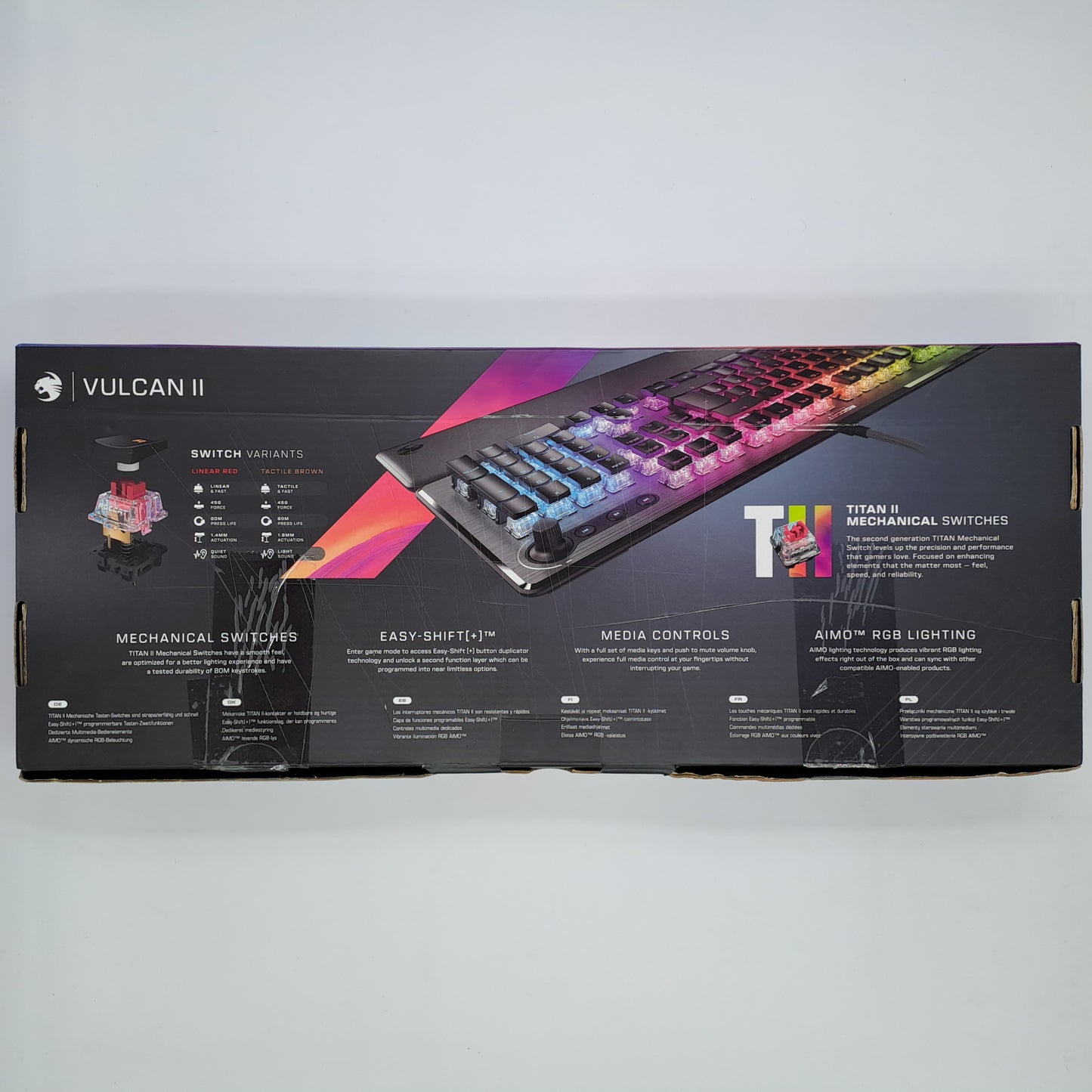 Roccat Vulcan II – Tastiera Meccanica Gaming