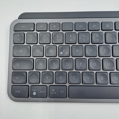 Logitech MX Keys S Tastiera Wireless Retroilluminata (Layout Tedesco QWERTZ) Graphite – Cavo USB-C + Scatola