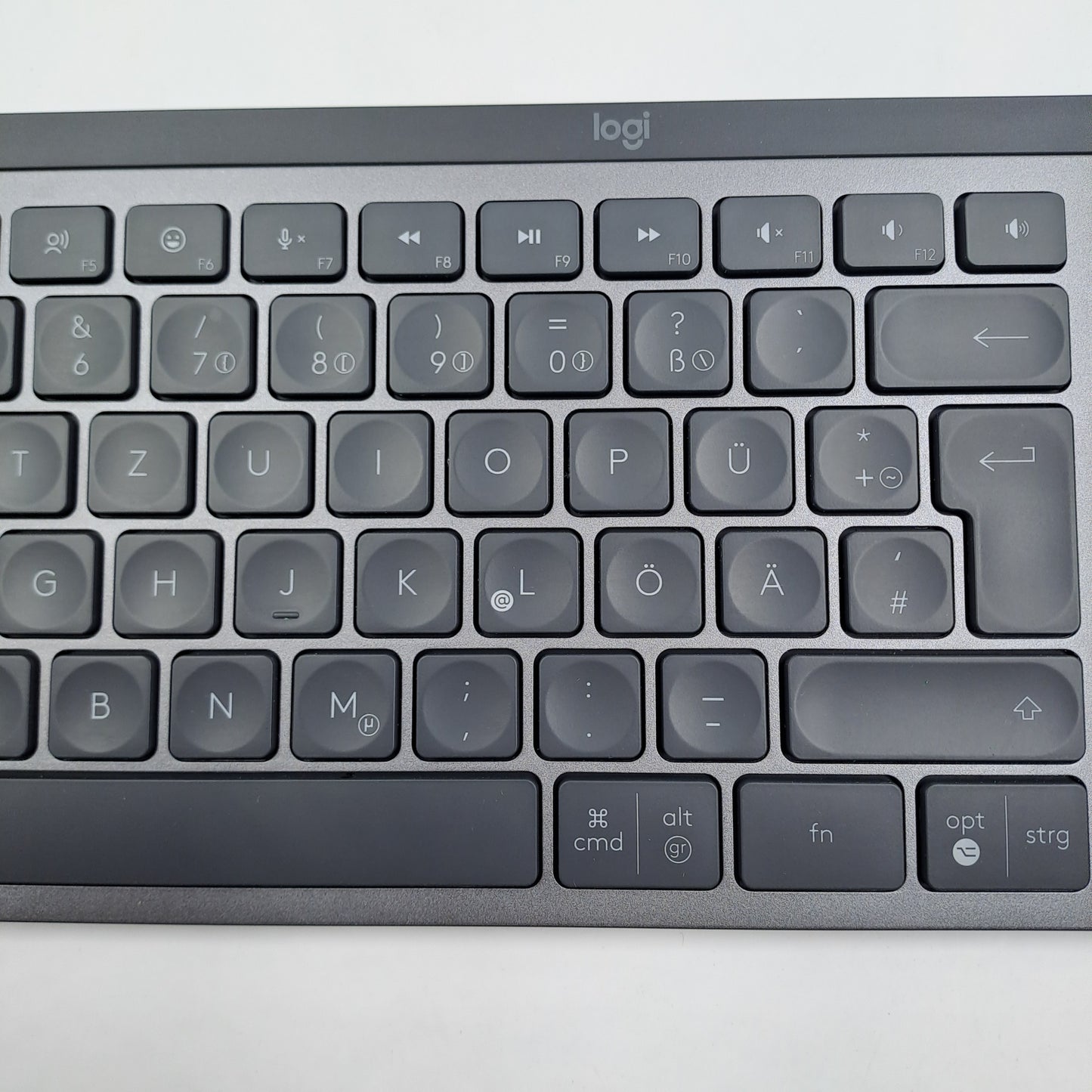 Logitech MX Keys S Tastiera Wireless Retroilluminata (Layout Tedesco QWERTZ) Graphite – Cavo USB-C + Scatola
