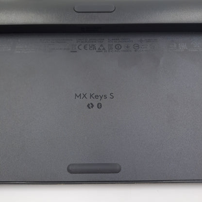 Logitech MX Keys S Tastiera Wireless Retroilluminata (Layout Tedesco QWERTZ) Graphite – Cavo USB-C + Scatola