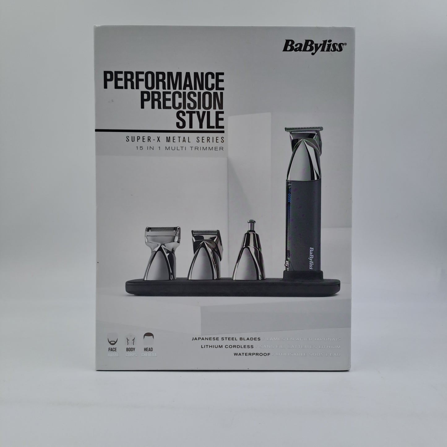 BaByliss Multikit Grooming 15 en 1 – Serie Super-X Metal