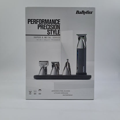 BaByliss Multikit Grooming 15 en 1 – Serie Super-X Metal